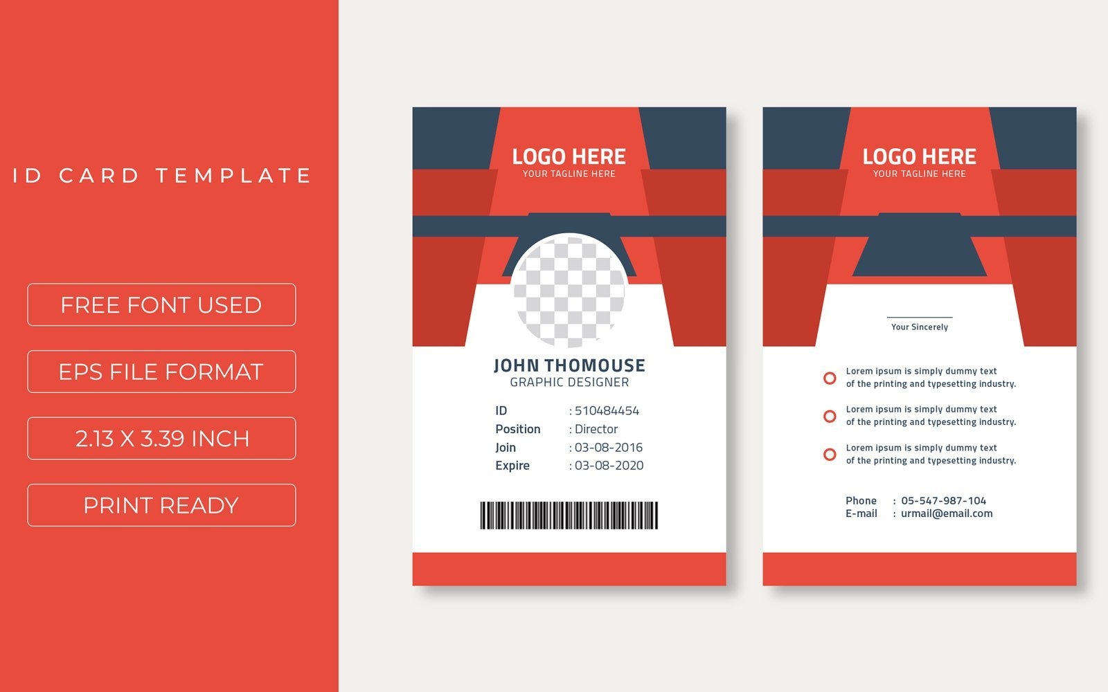 Kit Graphique #183538 Id Card Divers Modles Web - Logo template Preview