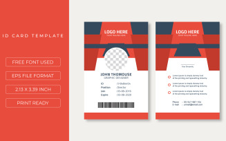 Creative Id Card Design Template Design Layout