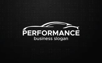 Super Car Performance Outline Logo template