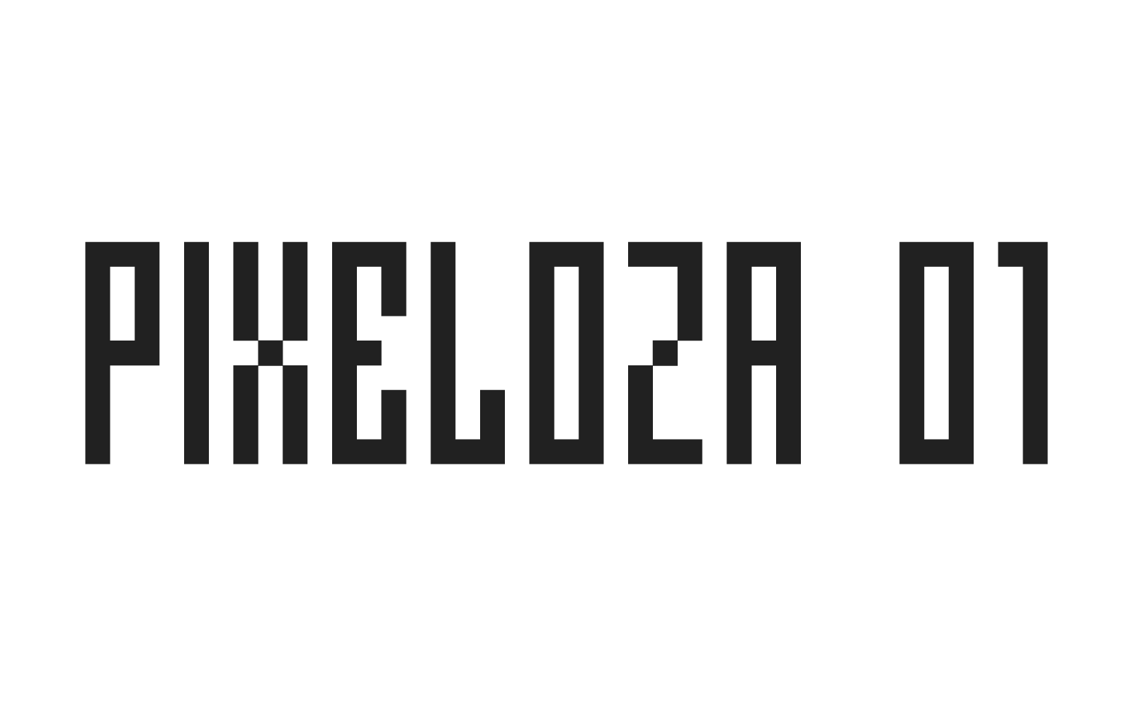 Pixeloza 01 - Display Font