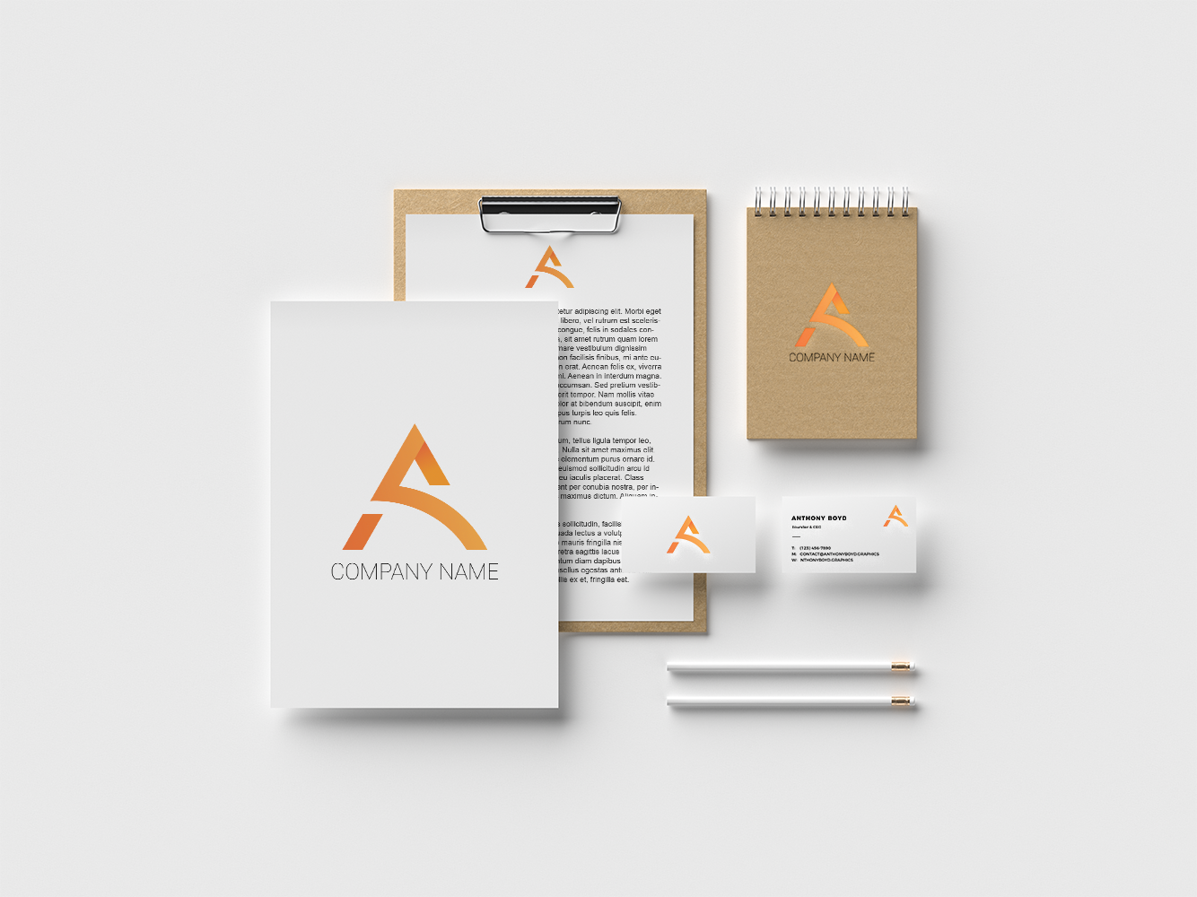Letter A Exlusive Product Logo Templates