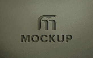 Debossed Effect Logo Product Mockup