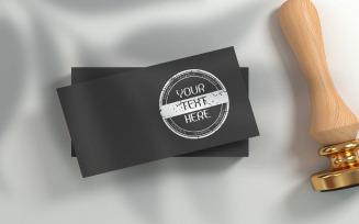Rubber Stamp Logo - Mockup Template, Graphics Product Mockup