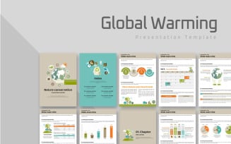 Global Warming Vertical PowerPoint Template