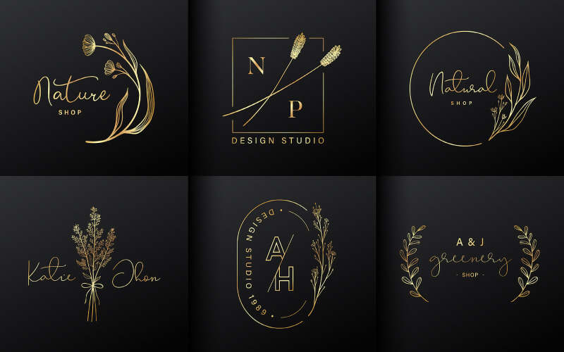Luxury Logo Design Collection For Branding Coporate Identity Logo template Logo Template