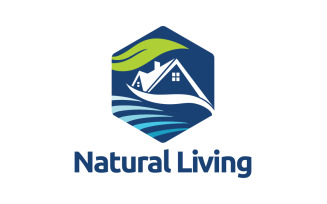Natural Living Logo Template