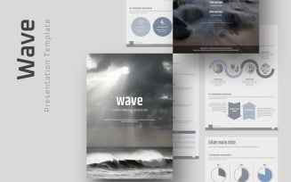 Wave Vertical PowerPoint Template