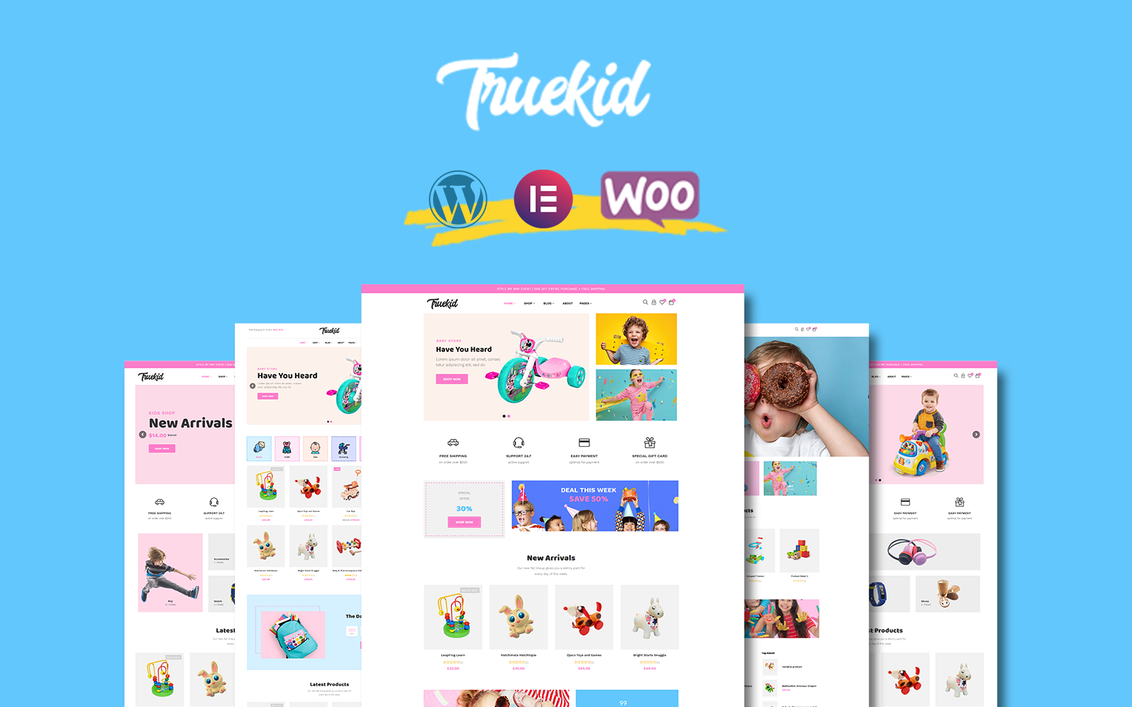 Truekid - Kids Store WooCommerce WordPress Theme