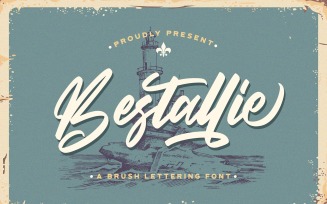 Bestallie - Bold Script Font