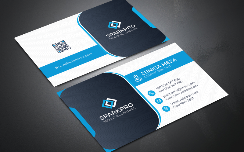 Corporate Business Card v-72 Corporate Identity
