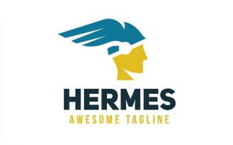Hermes Mythology Logo Template
