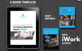 Business Report 2021 eBook Keynote Template Presentation