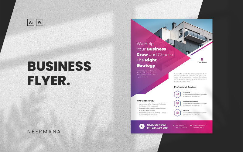 Business Services Flyer Vol 3 Corporate identity template Corporate Identity