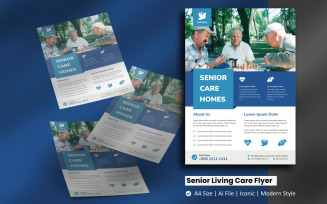 Senior Living Care Flyer Corporate Identity Template
