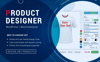 WooCommerce Product Designer Tool WordPress Plugin