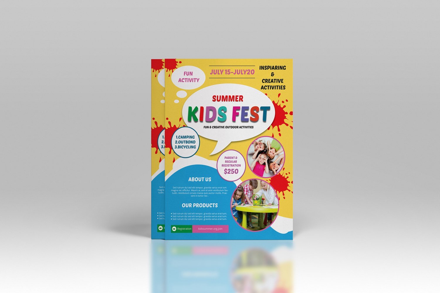 Template #184007 Camp Kids Webdesign Template - Logo template Preview