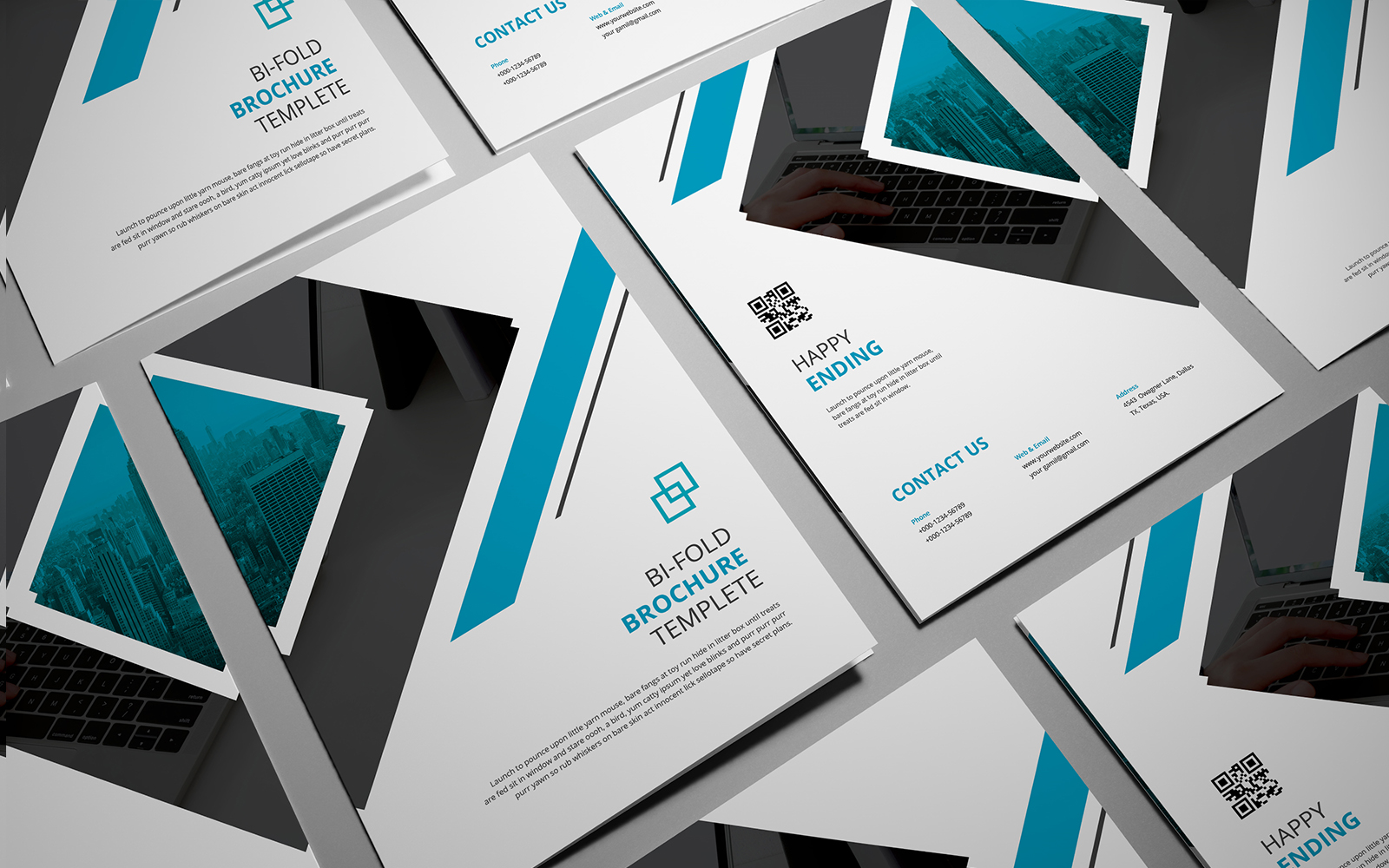 Template #184059 Brochureabstractabstract Brochurebifoldcleancorporatedigitalhalf Webdesign Template - Logo template Preview