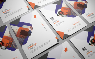 Bifold Corporate Business Brochure Template Design