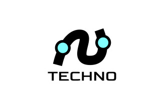 Letter N - Tech Logo Design Template