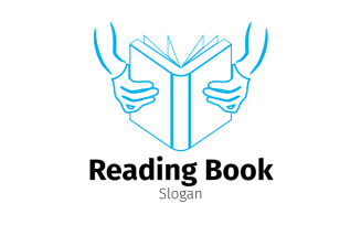 Reading Book - Book Logo Template