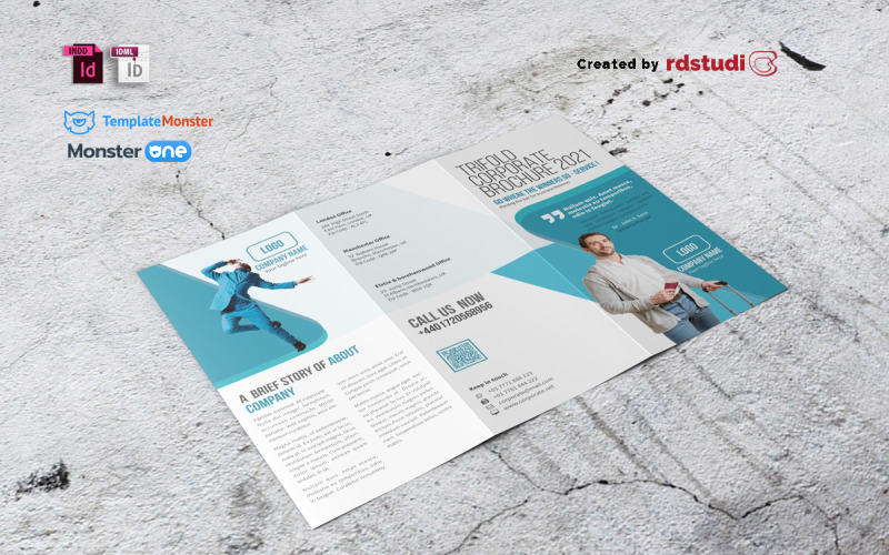 Trifold Brochure - Corporate Identity Template #10