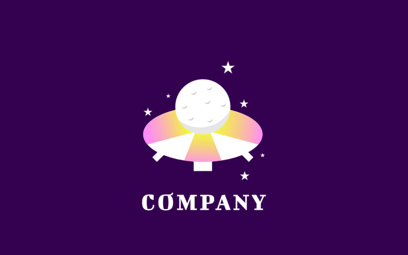 Ufo Moon Logo Design Template Logo Template