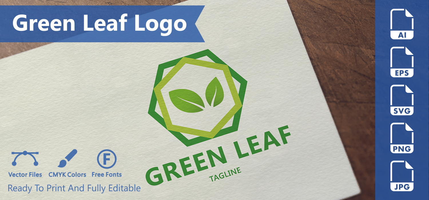 Template #184164 Logo Green Webdesign Template - Logo template Preview