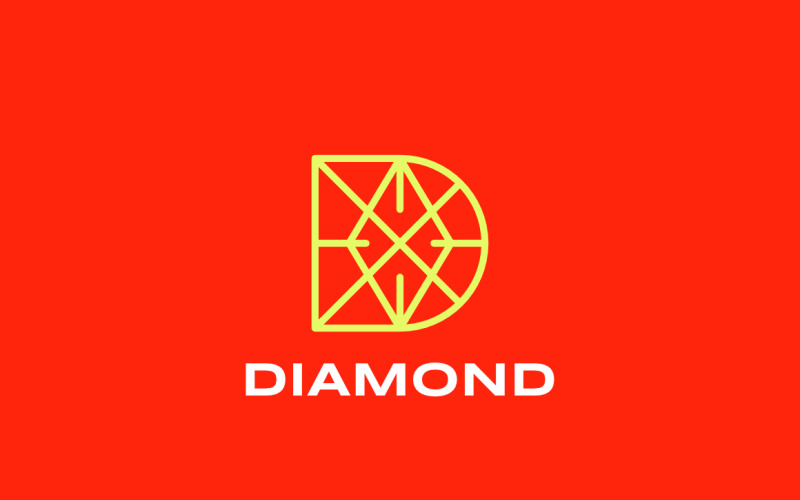 D Diamond Logo Design Template Logo Template