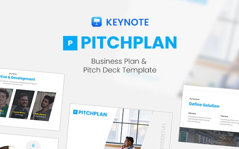 PitchPlan - Business Plan & Pitch Deck Keynote Keynote Template