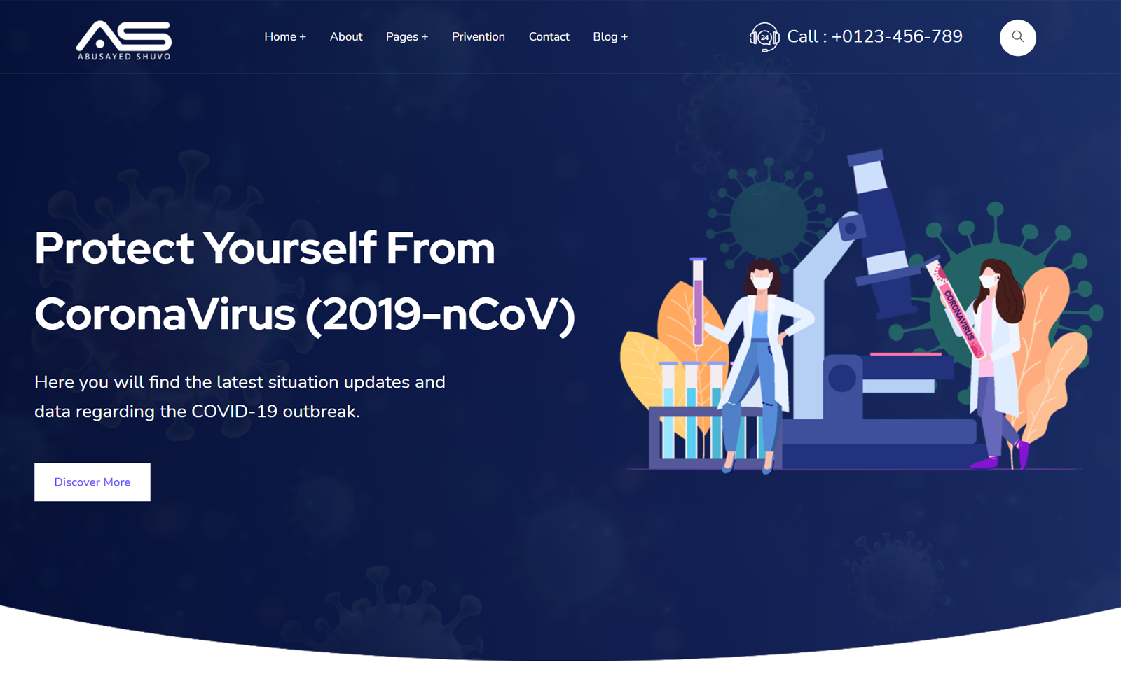 Mask - Coronavirus Medical Prevention Template