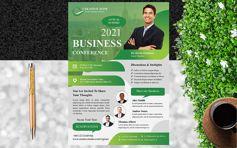 Kit Graphique #184245 Conf�rence Convention Web Design - Logo template Preview