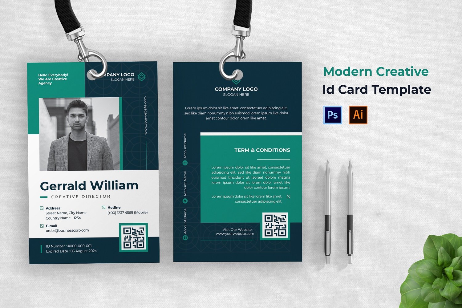 Template #184247 Id Vector Webdesign Template - Logo template Preview