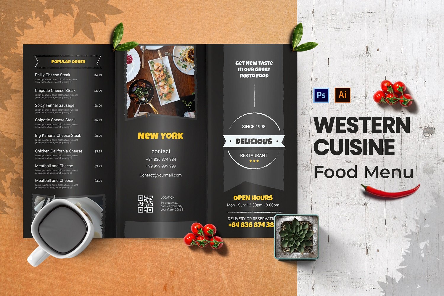 Template #184257 Menu Business Webdesign Template - Logo template Preview