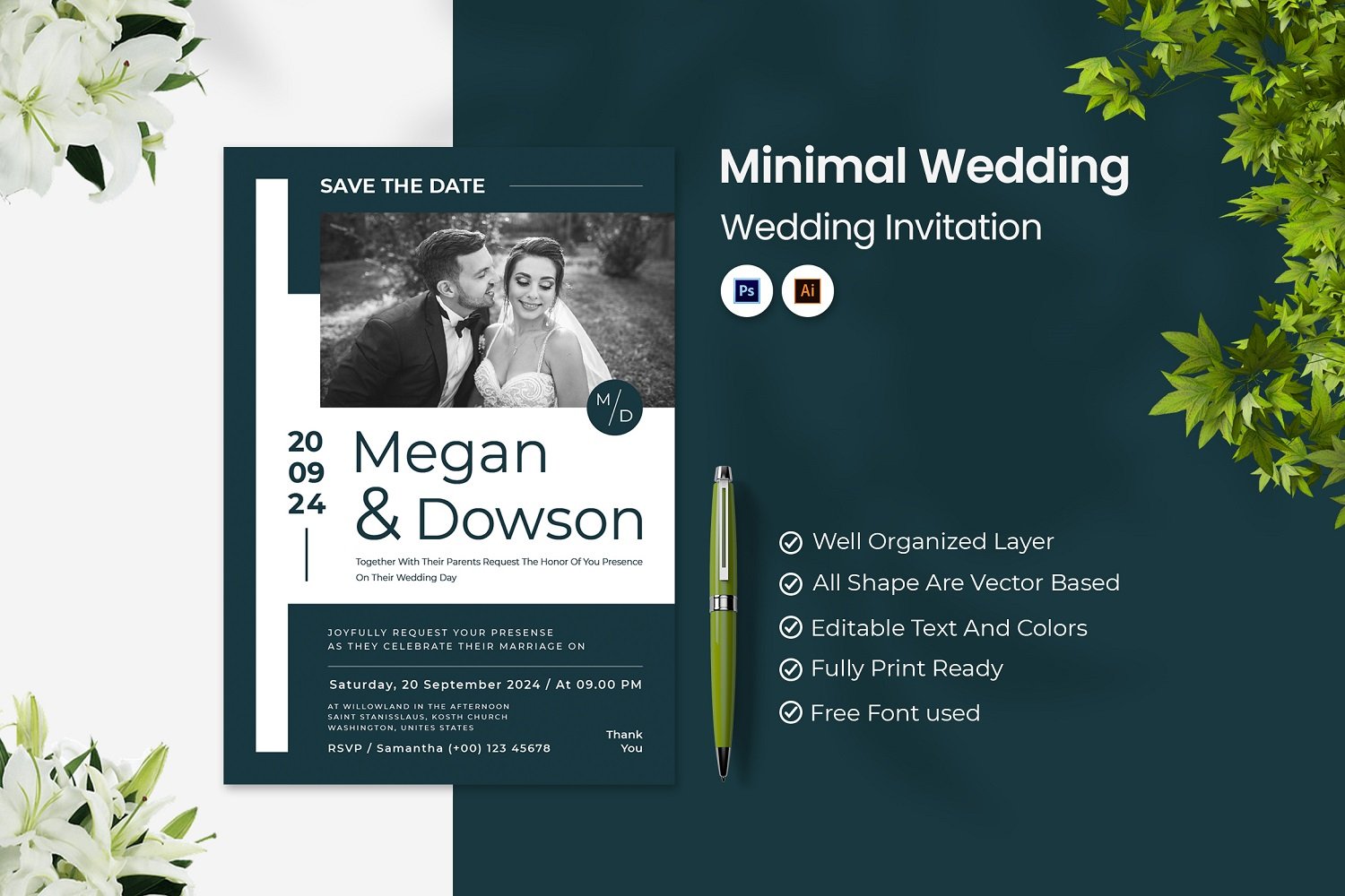 Kit Graphique #184294 Mariage Carte Divers Modles Web - Logo template Preview