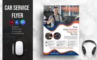 Car Service Flyer Corporate Identity Template