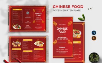Chiness Food Menu Print Template