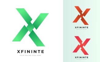 Letter X Logo Design Vector Template