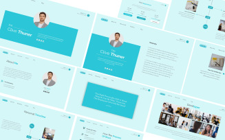 Resume Clive Thuner Powerpoint Template