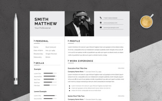 Professional Resume and Cover Letter Layout