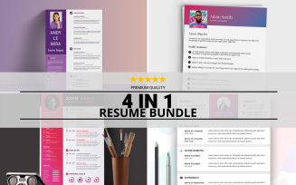 Resume / CV Bundle Printable Templates