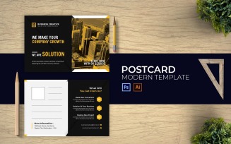 Solution Ideas Postcard Print Template