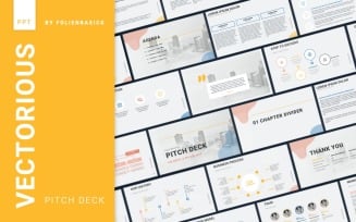 Vectorious - Pitch Deck Presentation to Win Potential Investors and Clients PowerPoint Template