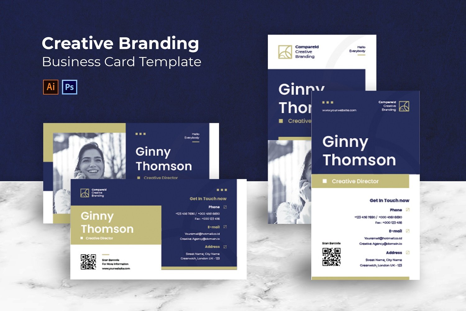 Kit Graphique #184655 Card Business Divers Modles Web - Logo template Preview