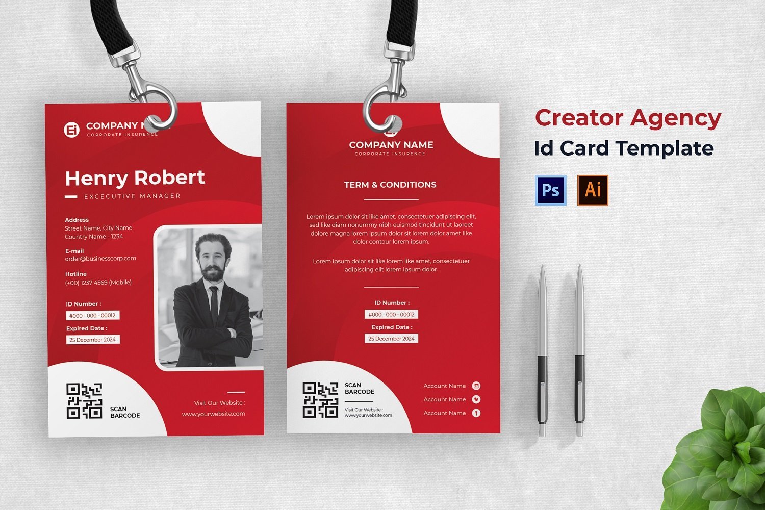 Template #184661 Id Vector Webdesign Template - Logo template Preview