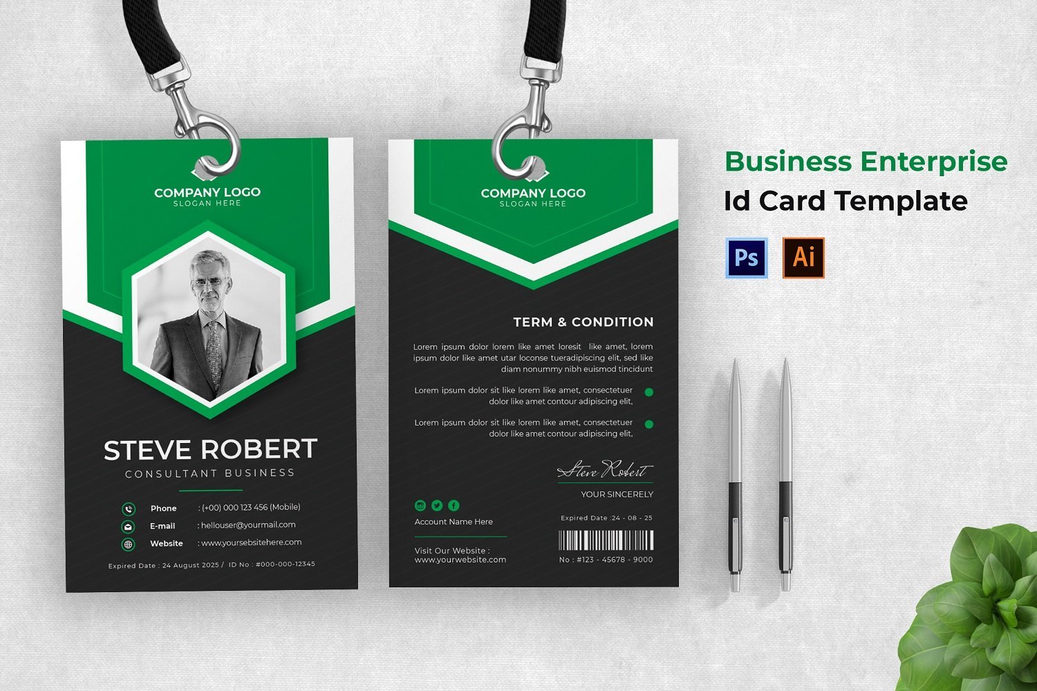 Template #184668 Id Vector Webdesign Template - Logo template Preview