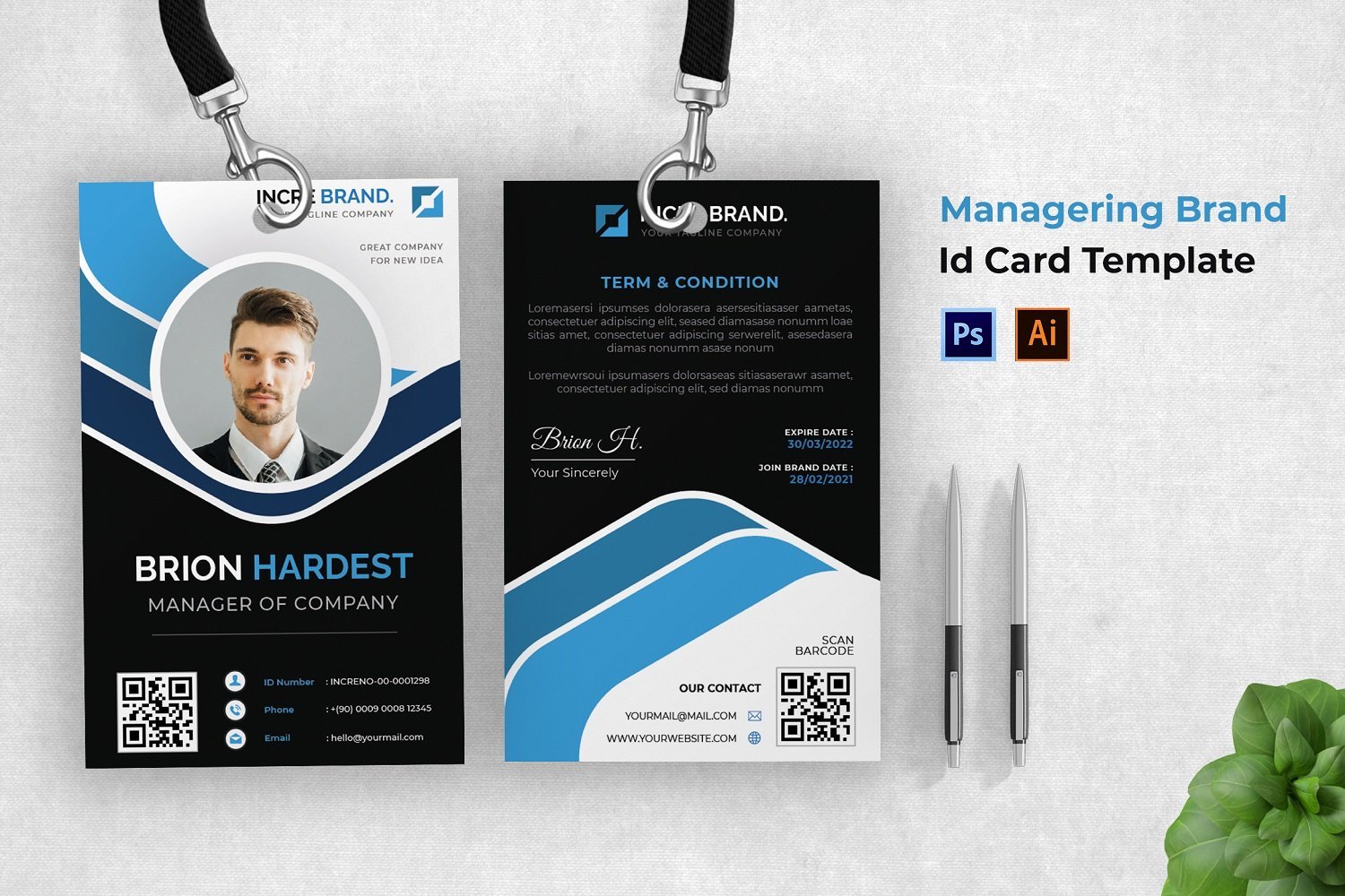 Template #184669 Id Vector Webdesign Template - Logo template Preview