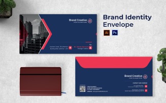 Brand Identity Envelope Print Template