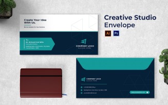 Creative Studio Envelope Print Template