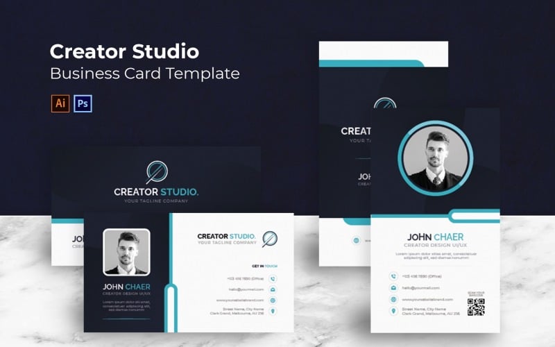 Creator Studio Business Card Corporate Identity