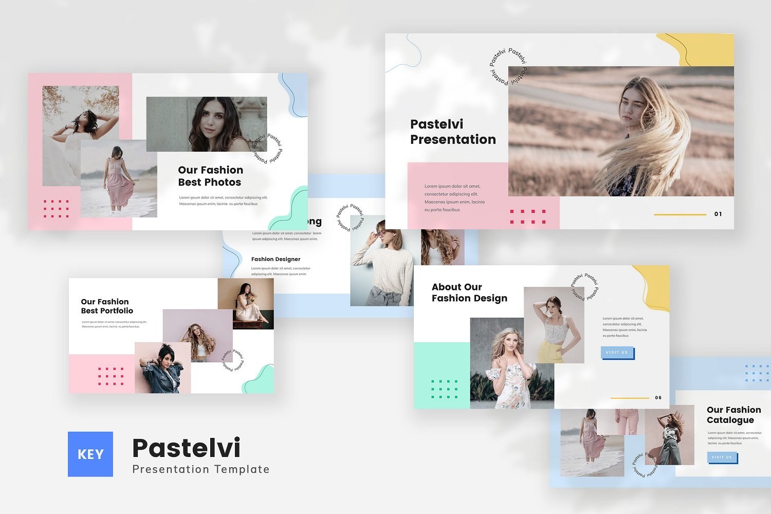 Kit Graphique #184711 Pastel Fashion Divers Modles Web - Logo template Preview